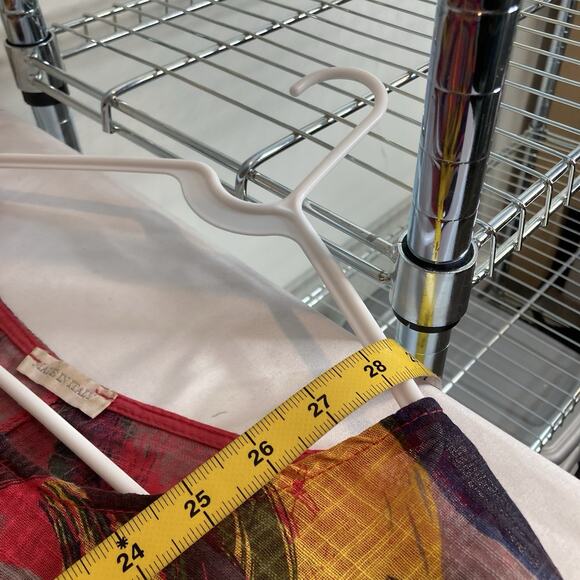 Made in Italy Women's‎ Colorful Abstract Cotton Tunic Top Est. Size 2X Vibrant - Picture 3 of 10